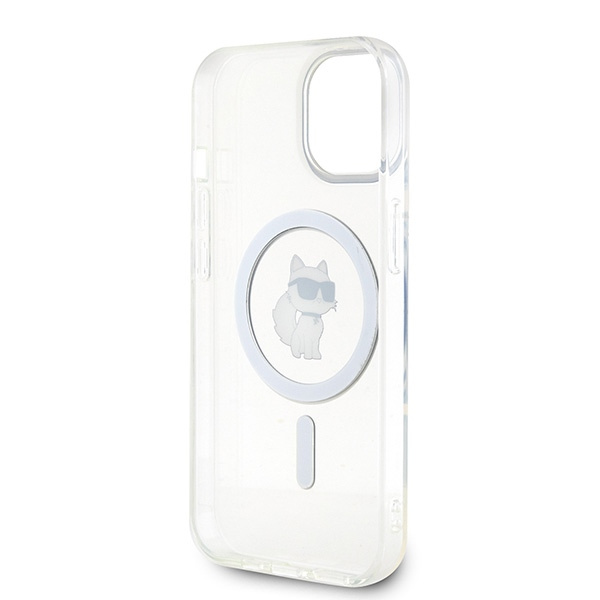 Karl Lagerfeld KLHMP15SHFCCNOT Apple iPhone 15 hardcase IML Choupette MagSafe transparent