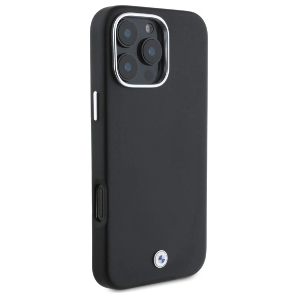 BMW BMHMP16L23PUFWK Apple iPhone 16 Pro hardcase Sign Full Wrapped Metal MagSafe black