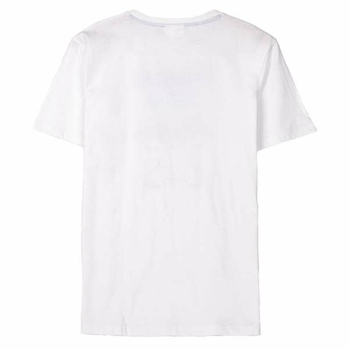 Men’s Short Sleeve T-Shirt Stitch White