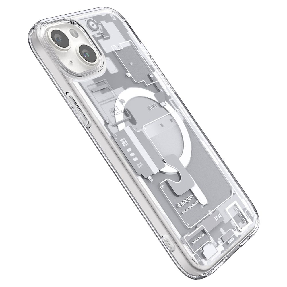 Spigen Ultra Hybrid Mag MagSafe Apple iPhone 15 Plus Zero One White