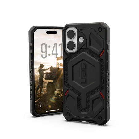 Urban Armor Gear Monarch Case for Apple iPhone 17 MagSafe (Kevlar Black)