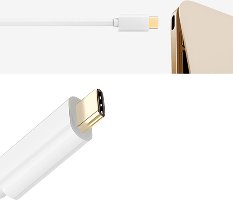 UGREEN adapter USB Type C (male) - HDMI (female) white