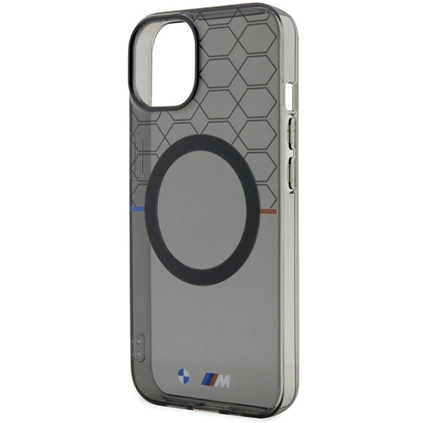 BMW BMHMP13MHGPK Apple iPhone 13 / 14 / 15 Pattern MagSafe grey