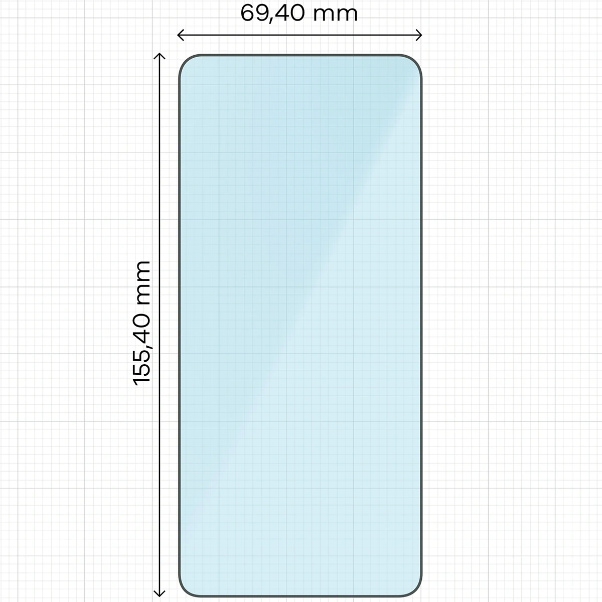 Szkło ochronne 2.5D Bizon Smart Glass do Xiaomi POCO X6 Pro / X7 Pro