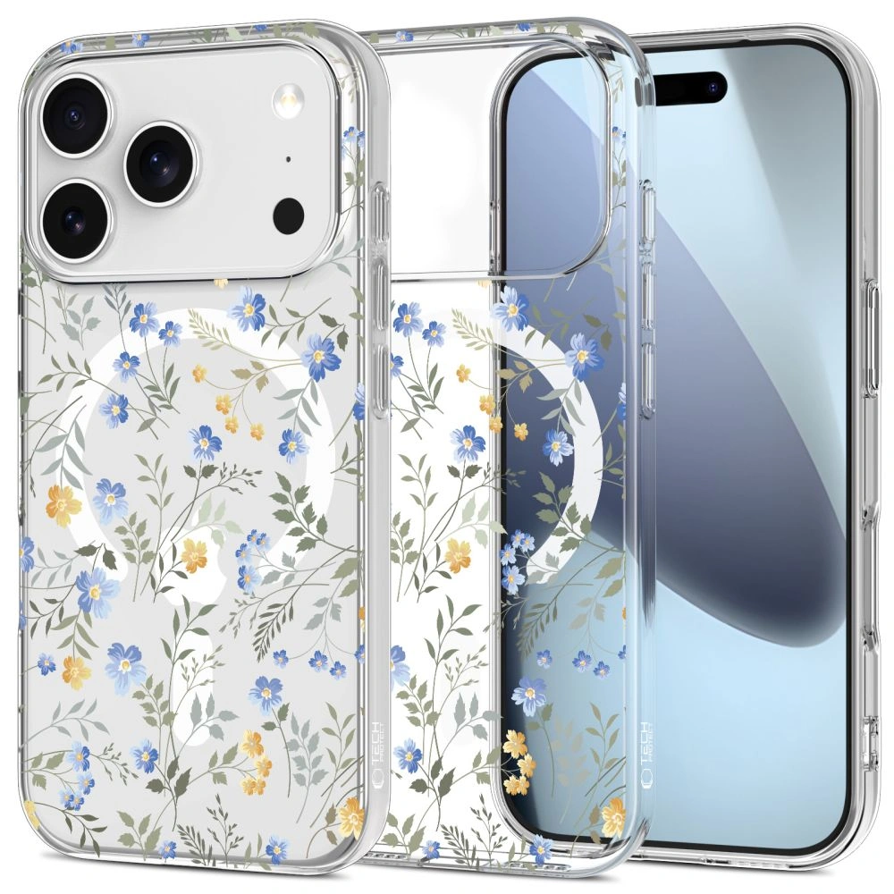 Tech-Protect FlexAir MagSafe Case for Apple iPhone 17 Pro Spring Flowers