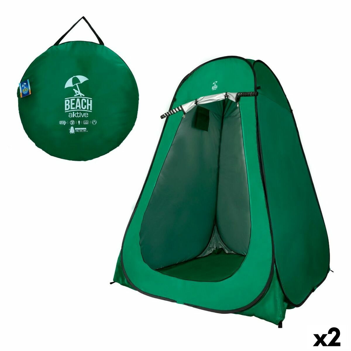Tent Aktive 150 x 190 x 150 cm (2 Units)