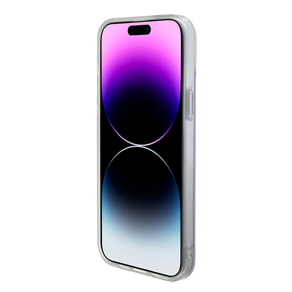 Guess GUHMP15SHITSU Apple iPhone 15 hardcase IML Iridescent MagSafe purple