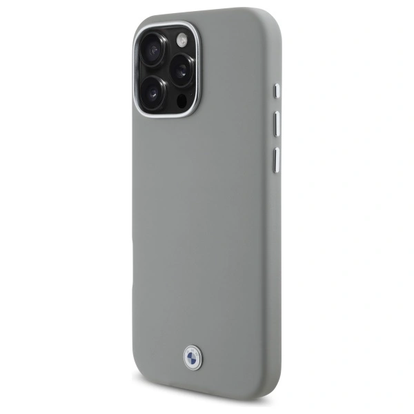 BMW BMHMP16X23PUFWG Apple iPhone 16 Pro Max hardcase Sign Full Wrapped Metal MagSafe grey