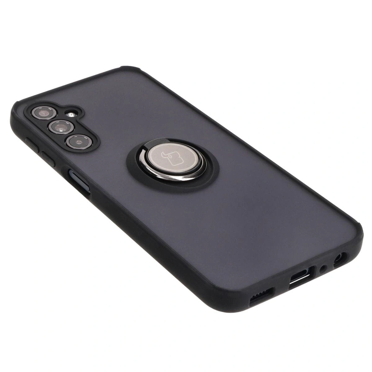Bizon Case Hybrid Ring Samsung Galaxy M34 5G smoky with a black frame