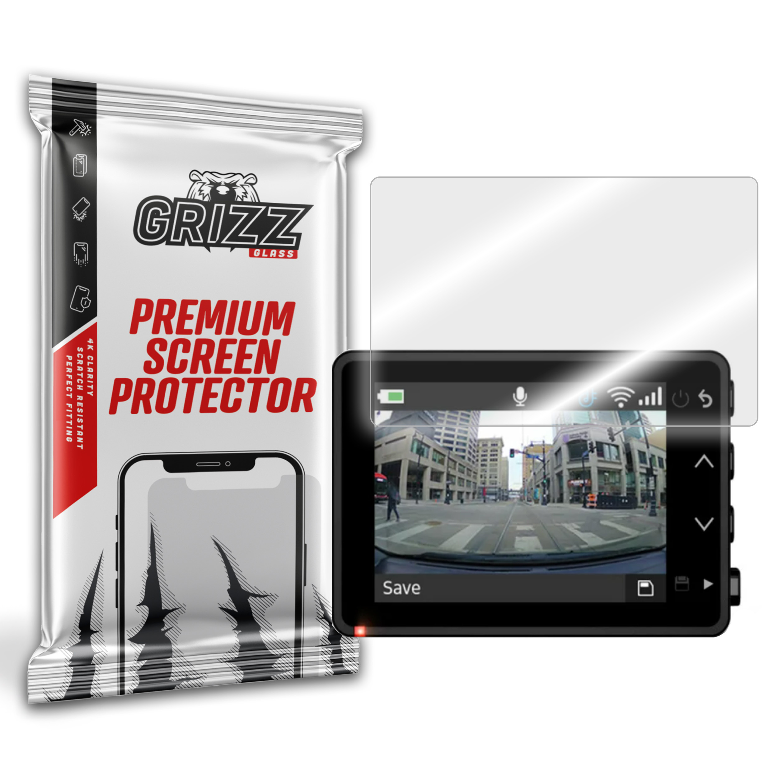 GrizzGlass HybridGlass Garmin Dash Cam 67W