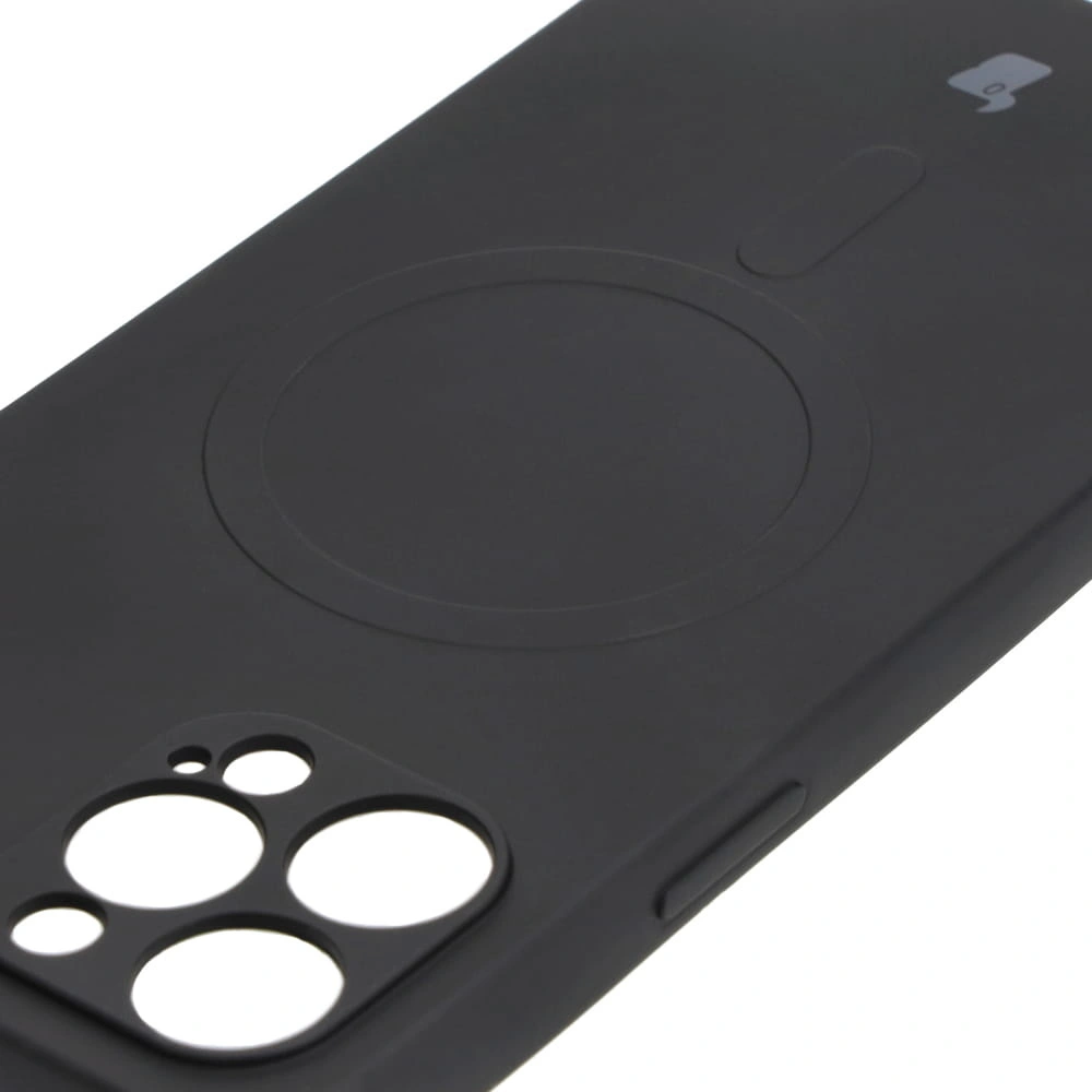 Bizon Case Silicone Magnetic Apple iPhone 12 Pro Max black