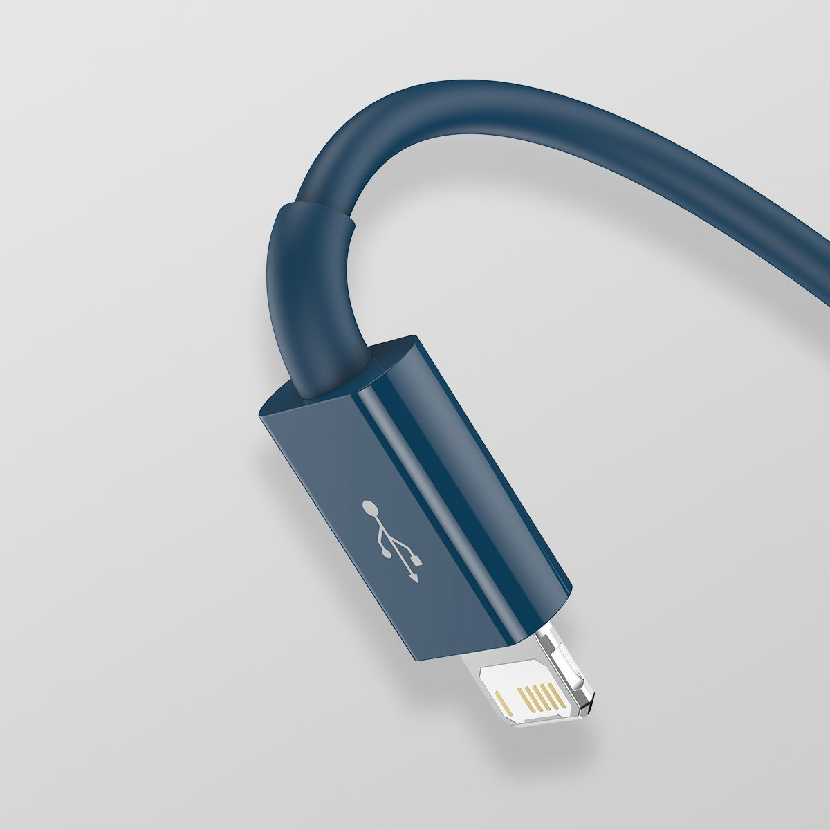 USB cable 3in1 Baseus Superior Series, USB to micro USB / USB-C / Lightning, 3.5A, 1.2m (blue)