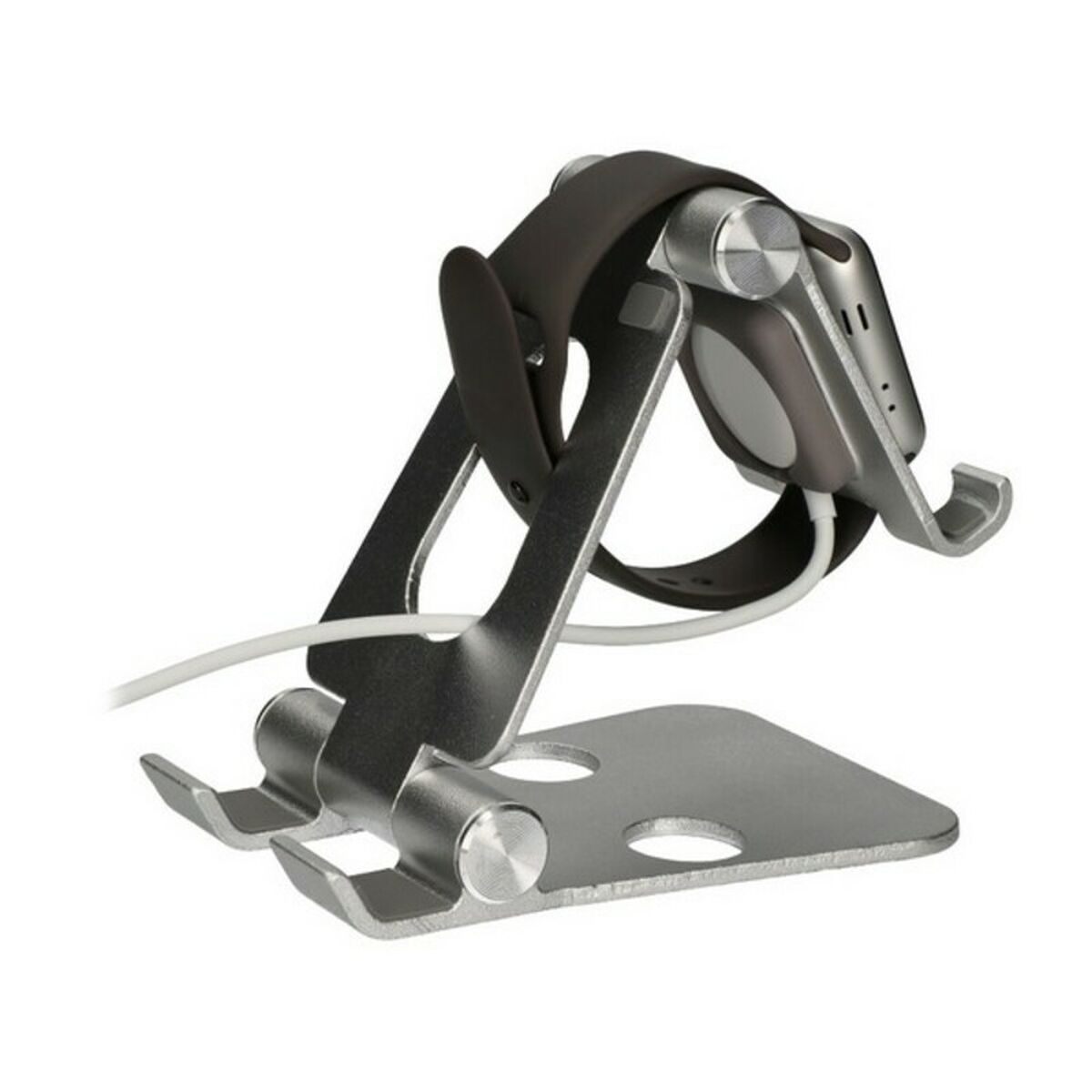 Handyhalterung KSIX Swivel Silberfarben Handyhalterung KSIX Swivel Silberfarben