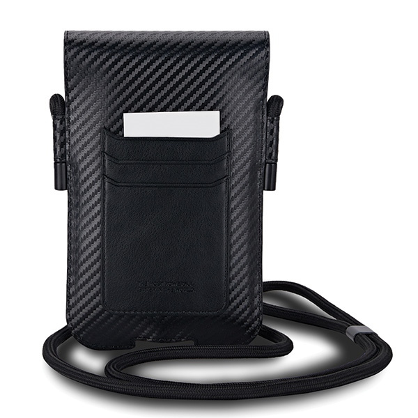 BMW BMPSP15XMSCAKR Wallet Bag Carbon Red Stripes black