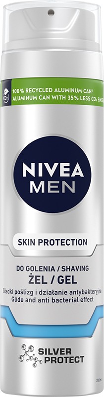 Nivea MEN Silver Protect żel do golenia 200 ml