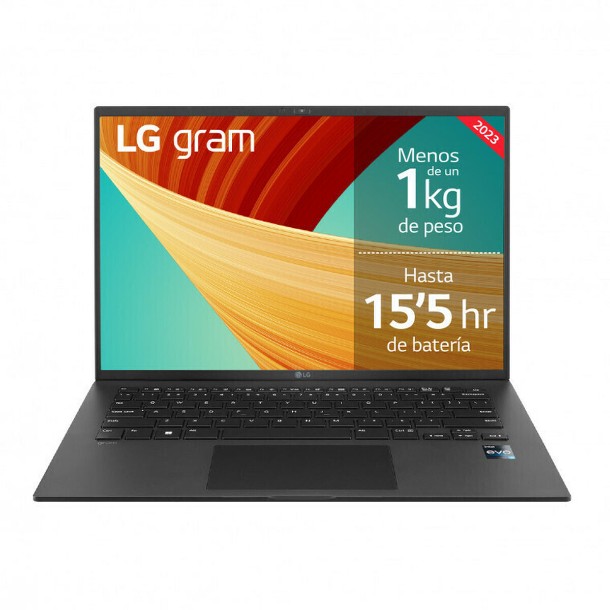 Notebook LG Gram 15 (2023) 15Z90R-G.AP75B Spanish Qwerty Intel Core i7-1355U 16 GB RAM 32 GB RAM 15,5" 512 GB SSD
