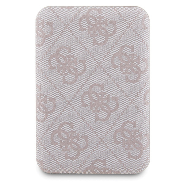 Guess GUBPM5P15S4GEMGP Apple iPhone 15 hardcase + Powerbank 5000mAh MagSafe 4G Metal Logo pink