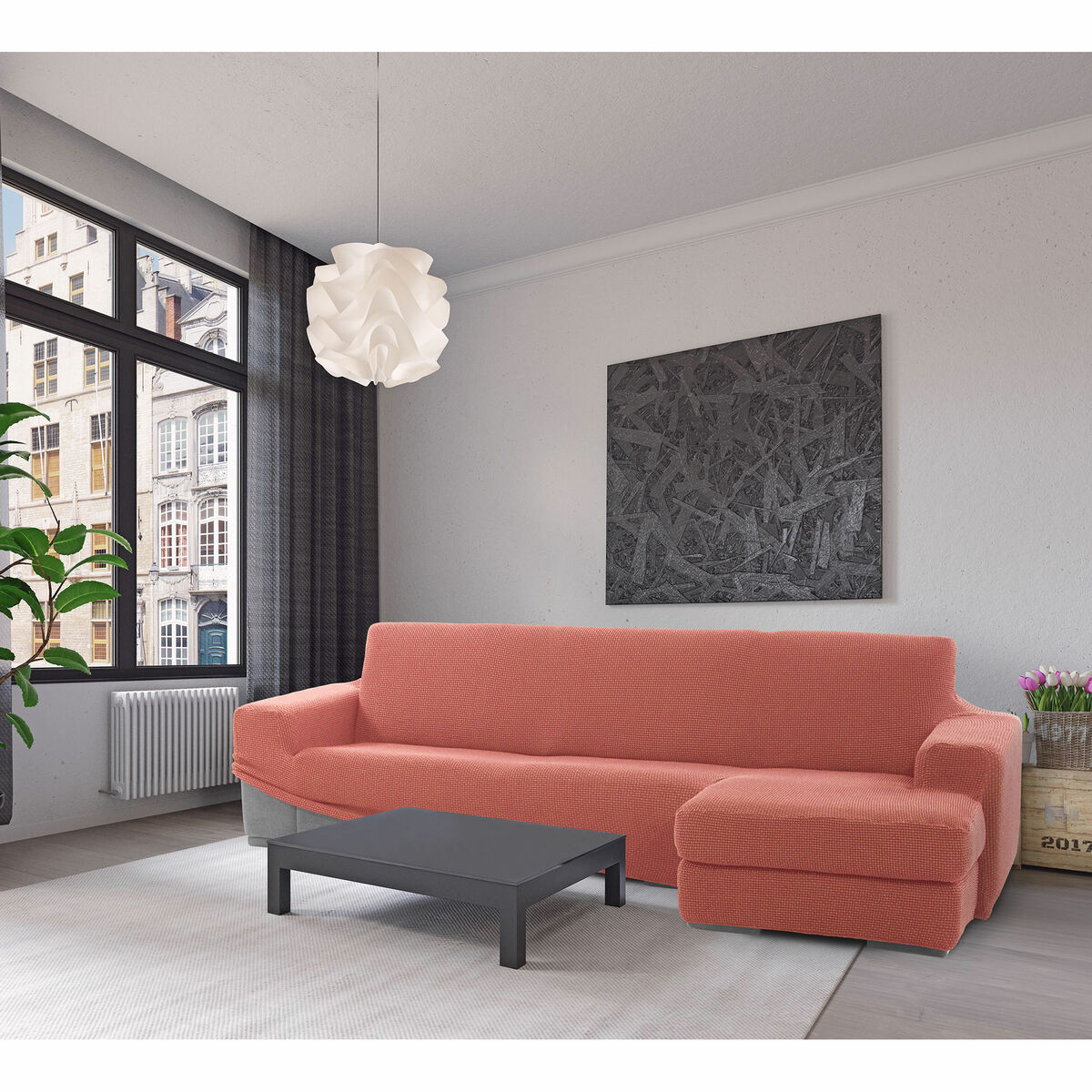 Chaise longue cover with short right arm Sofaskins NIAGARA 210 - 340 cm Chaise longue cover with short right arm Sofaskins NIAGARA 210 - 340 cm