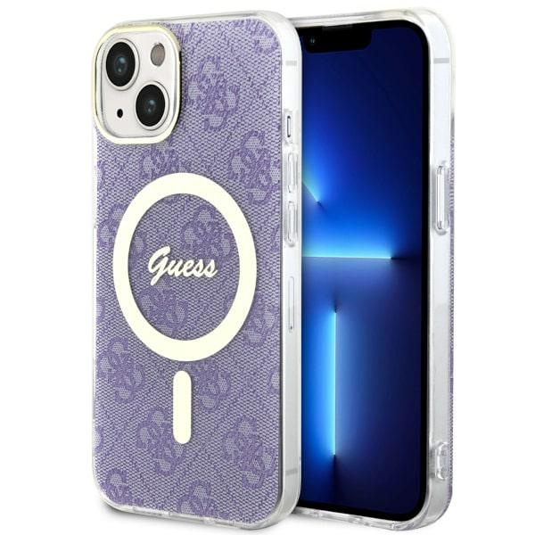 Case Guess GUHMP14MH4STU Apple iPhone 14 Plus purple/purple hardcase 4G MagSafe