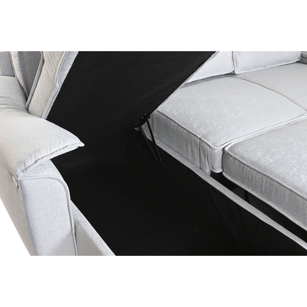 Sofabed Home ESPRIT Light grey Modern 220 x 153 x 88 cm Sofabed Home ESPRIT Light grey Modern 220 x 153 x 88 cm