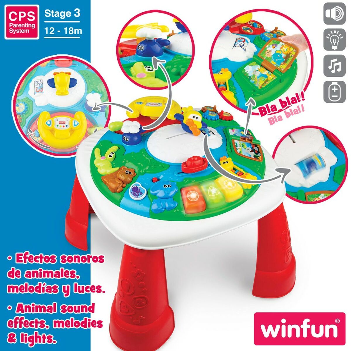 Centrum aktywności Winfun 47 x 41 x 47 cm 2 Sztuk