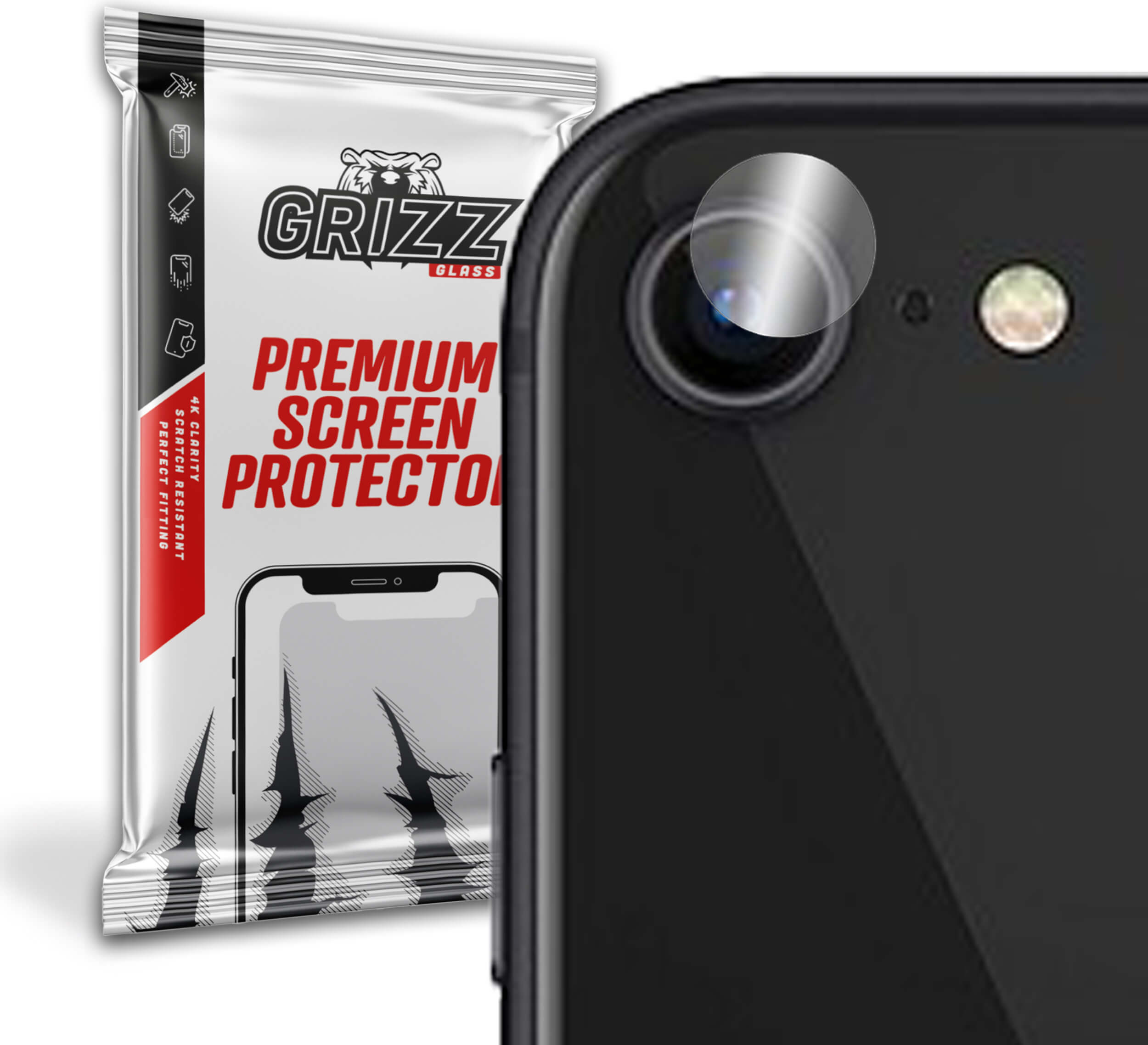 GrizzGlass HybridGlass Camera Apple iPhone SE 2022