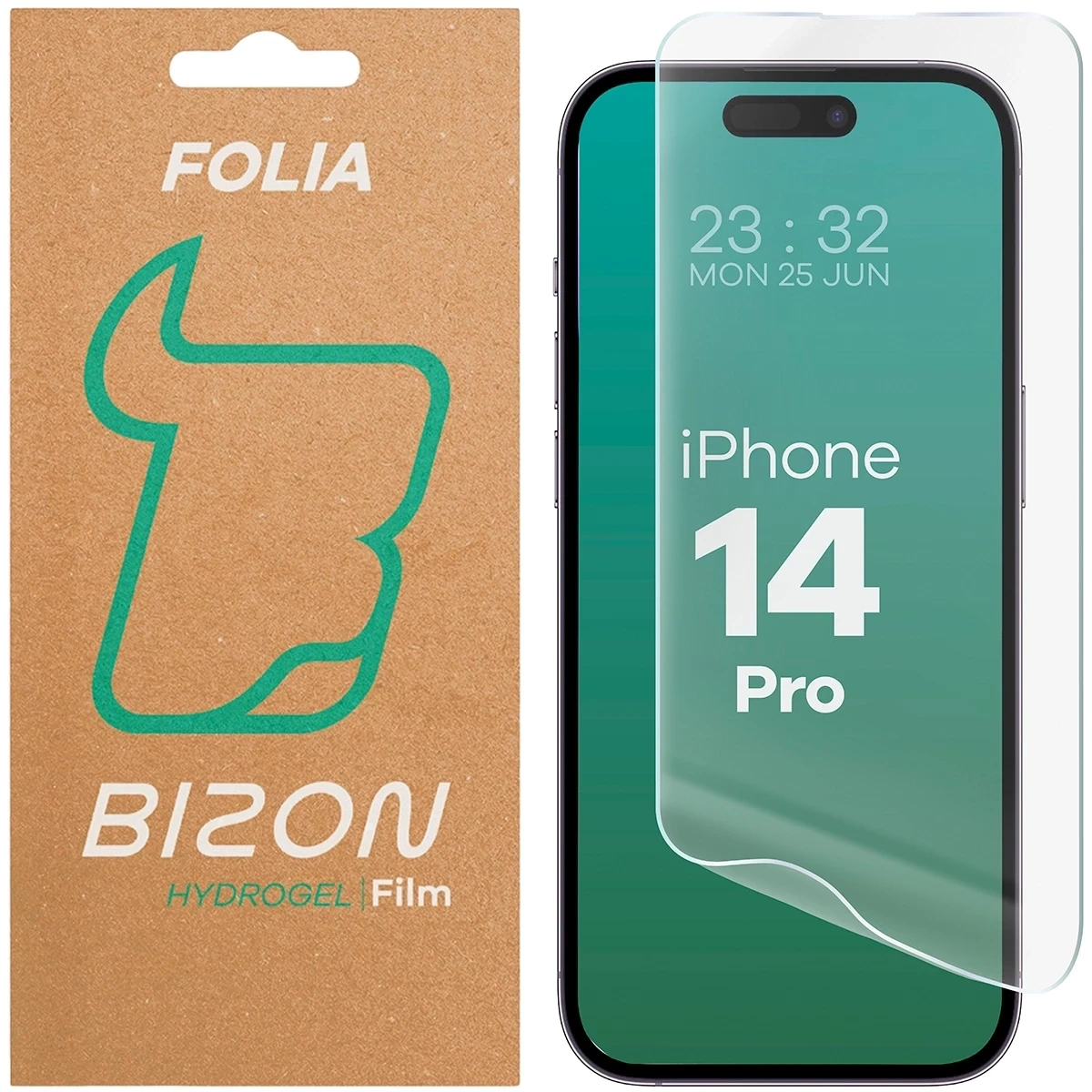 Folia hydrożelowa na ekran Bizon Glass Hydrogel Front do Apple iPhone 14 Pro