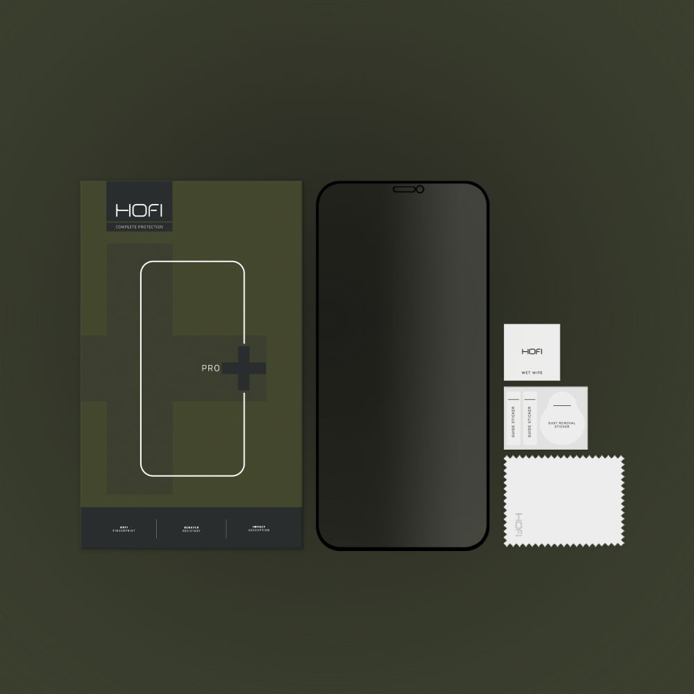 Hofi Anti Spy Glass Pro+ Apple iPhone 12/12 Pro Privacy