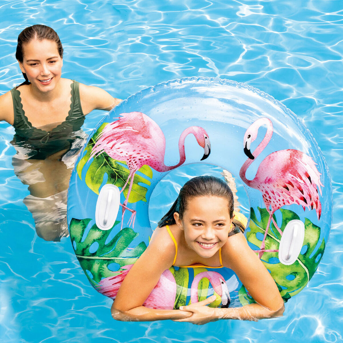 Inflatable Wheel Intex Tropical 97 cm (12 Units)