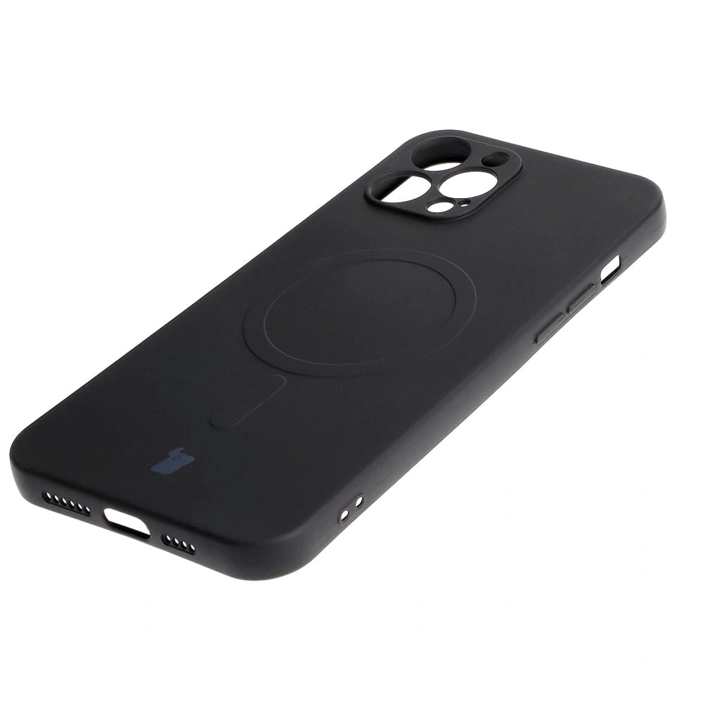 Bizon Case Silicone Magnetic Apple iPhone 12 Pro Max black