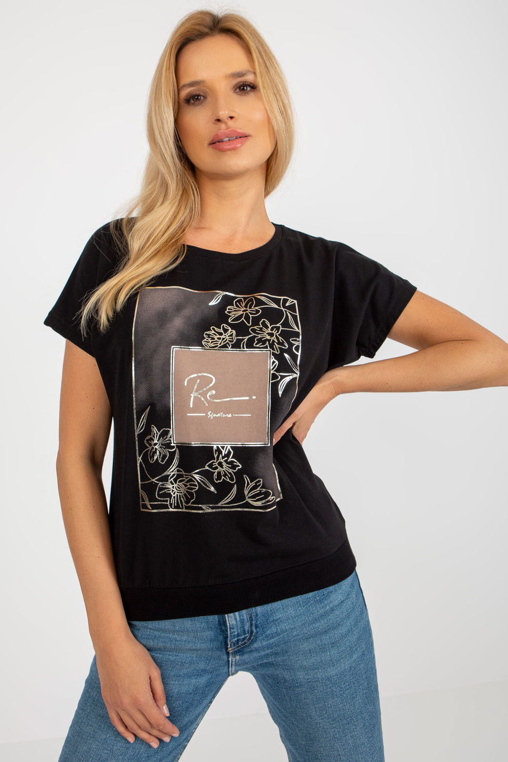 Blouse model 182120 Rue Paris  black