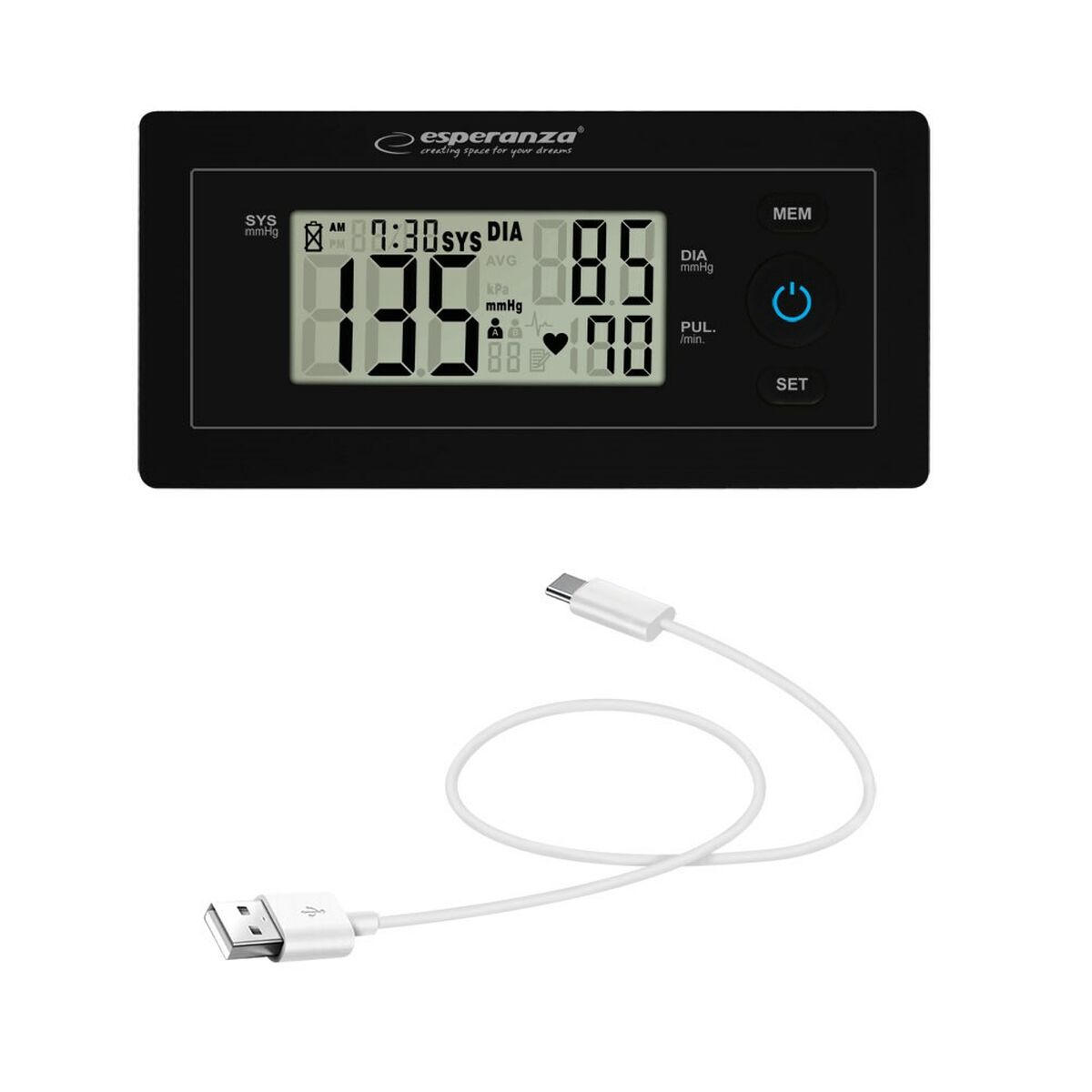 Arm Blood Pressure Monitor Esperanza ECB008