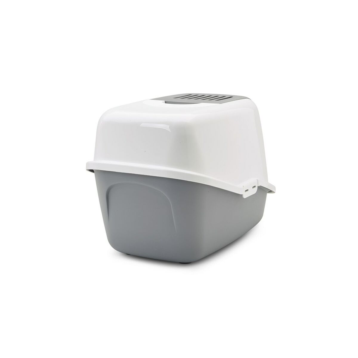 Cat Litter Box Savic Nestor White Grey Plastic
