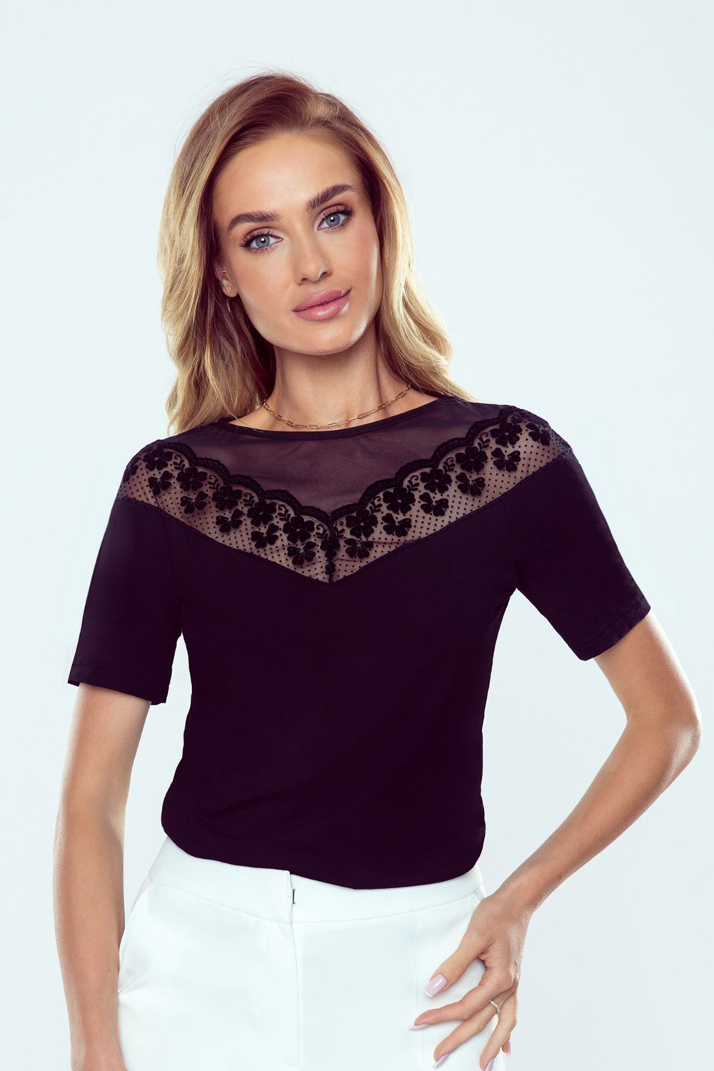 Bluse model 179548 Eldar schwarz Damen