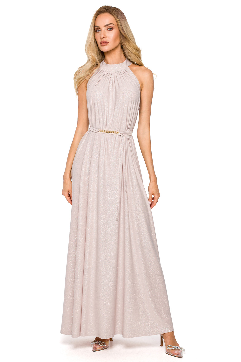 Abendkleid model 172380 Moe beige Damen
