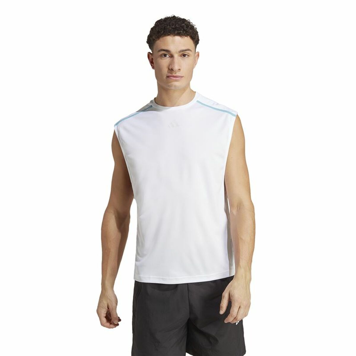 Men's Sleeveless T-shirt Adidas Base White