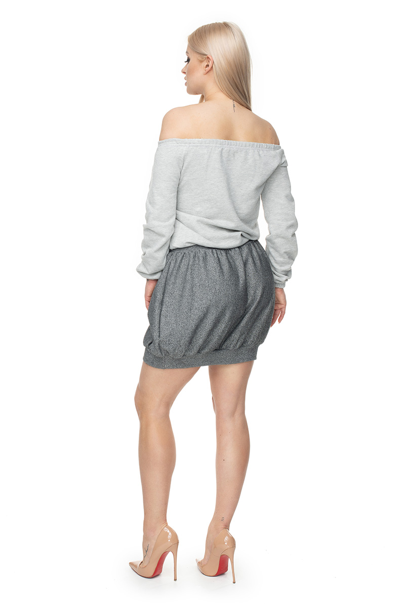  Short skirt model 133351 PeeKaBoo  grey