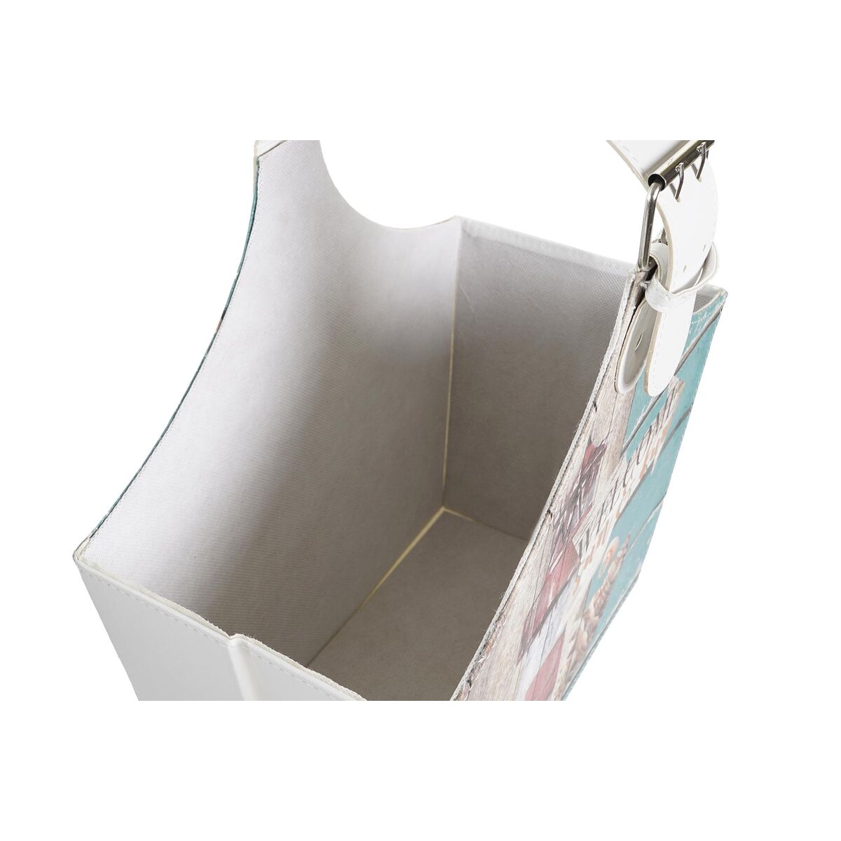 Magazine rack DKD Home Decor 40 x 18 x 41 cm Multicolour Cardboard Mediterranean (2 Units)