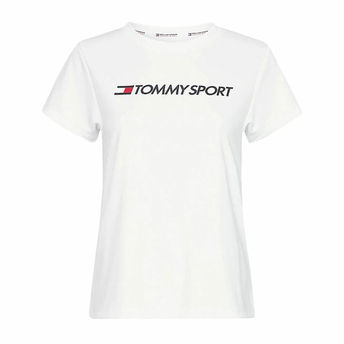 T-shirt Tommy Hilfiger Logo Chest White Lady