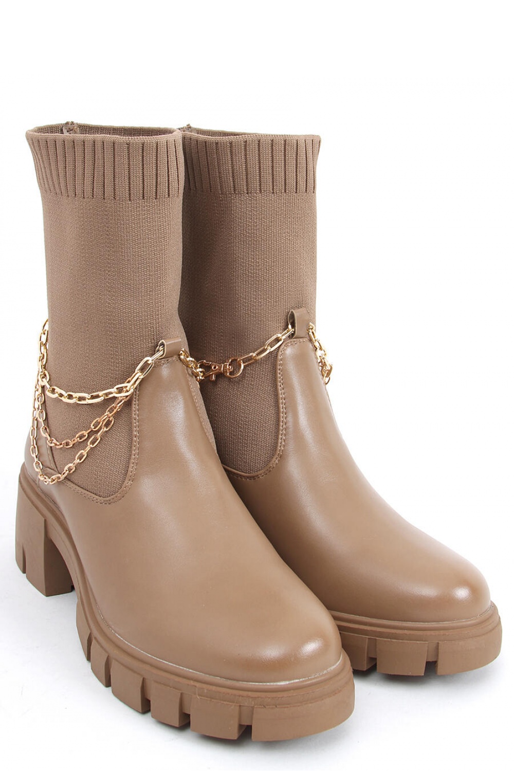  Heel boots model 160717 Inello  brown