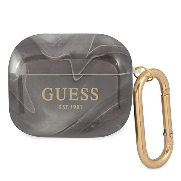 Guess GUA3UNMK Apple AirPods 3 cover black Marble Collection