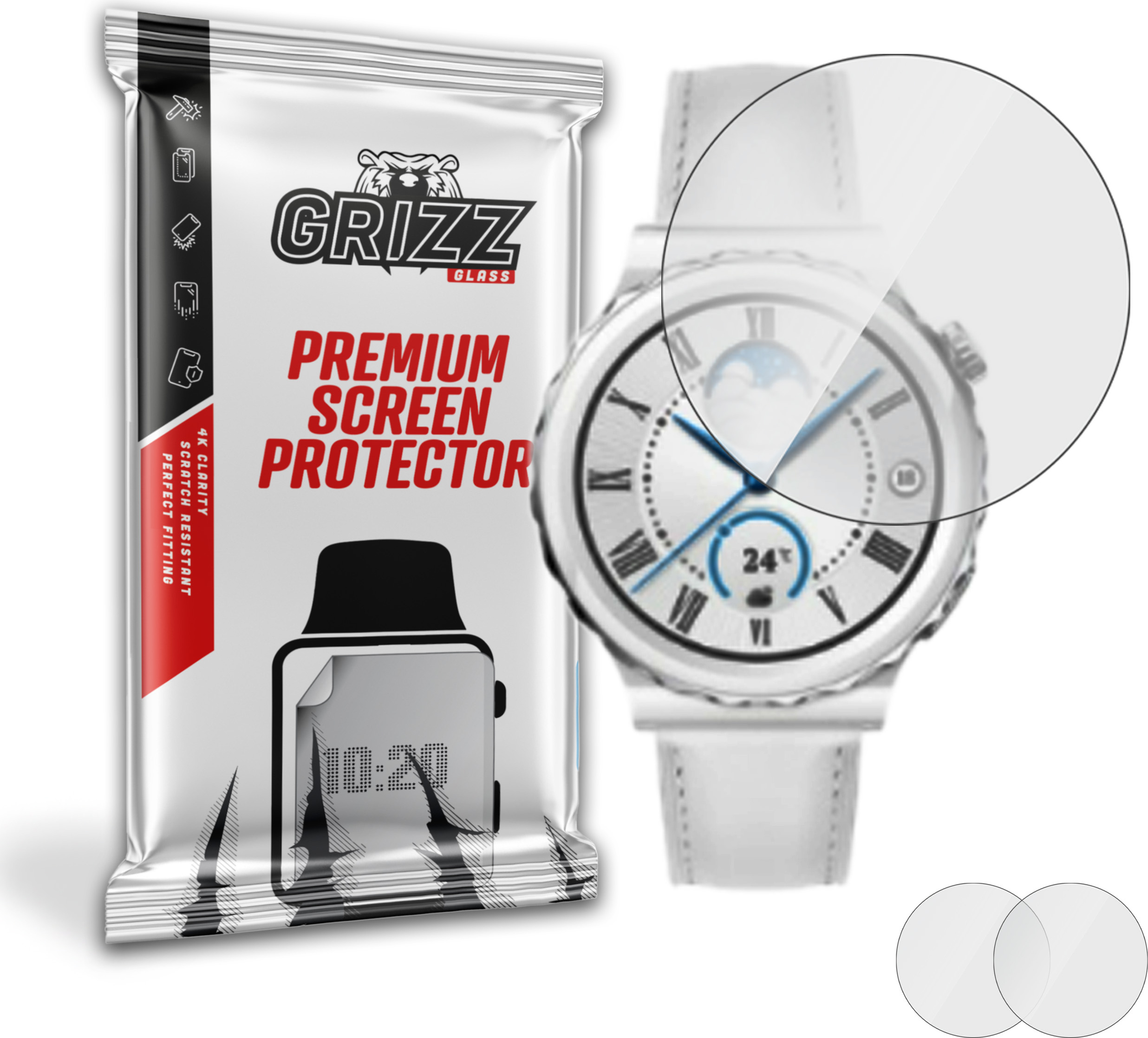 GrizzGlass HybridGlass Huawei Watch GT 3 Pro 43mm