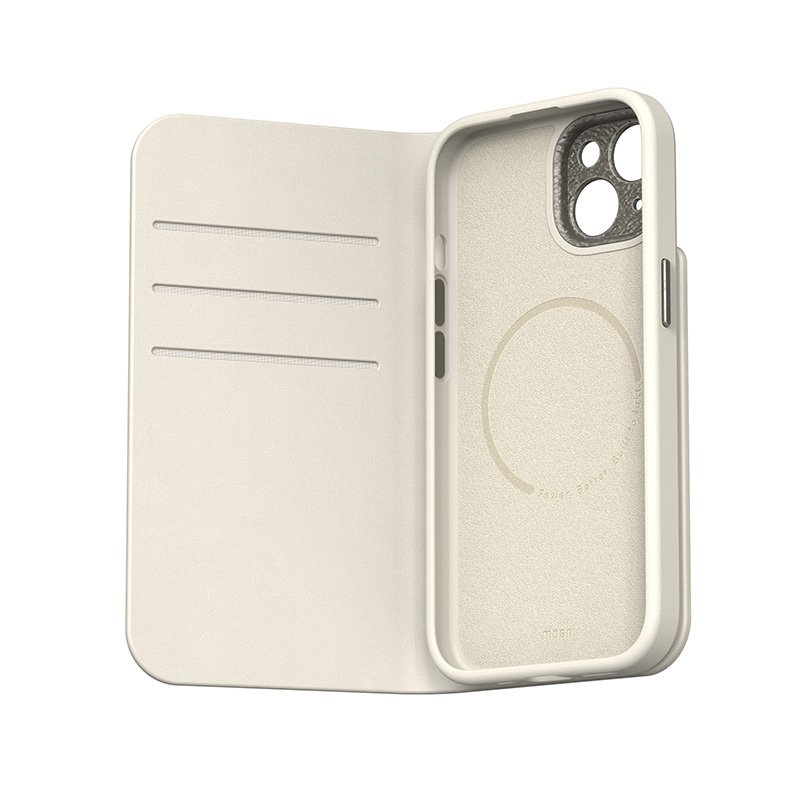 Moshi Overture MagSafe 3in1 Apple iPhone 15 (Eggnog White)