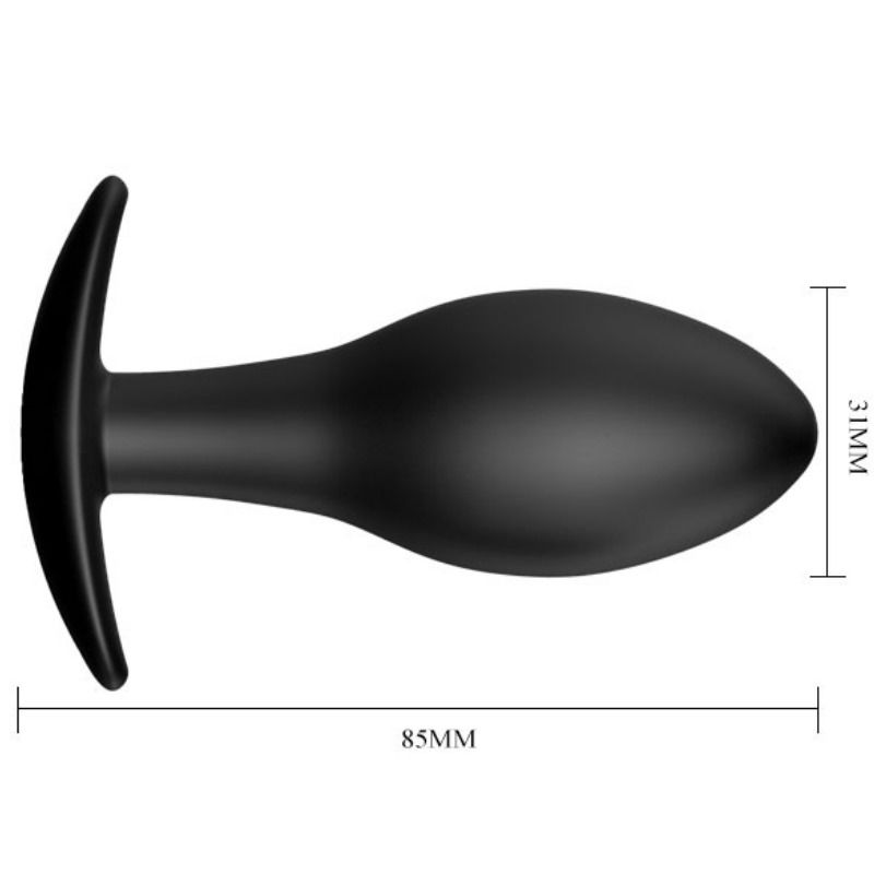 PRETTY LOVE SILICONE ANAL PLUG - ANCHOR DESIGN 8.5 CM