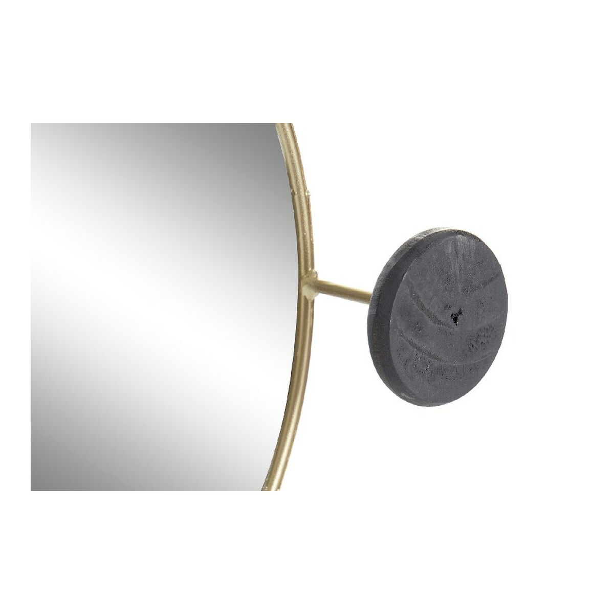 Wandspiegel DKD Home Decor Schwarz Gold Kristall Eisen 44 x 7 x 25 cm