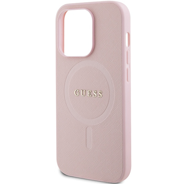 Guess GUHMP13LPSAHMCP Apple iPhone 13/13 Pro hardcase Saffiano MagSafe pink