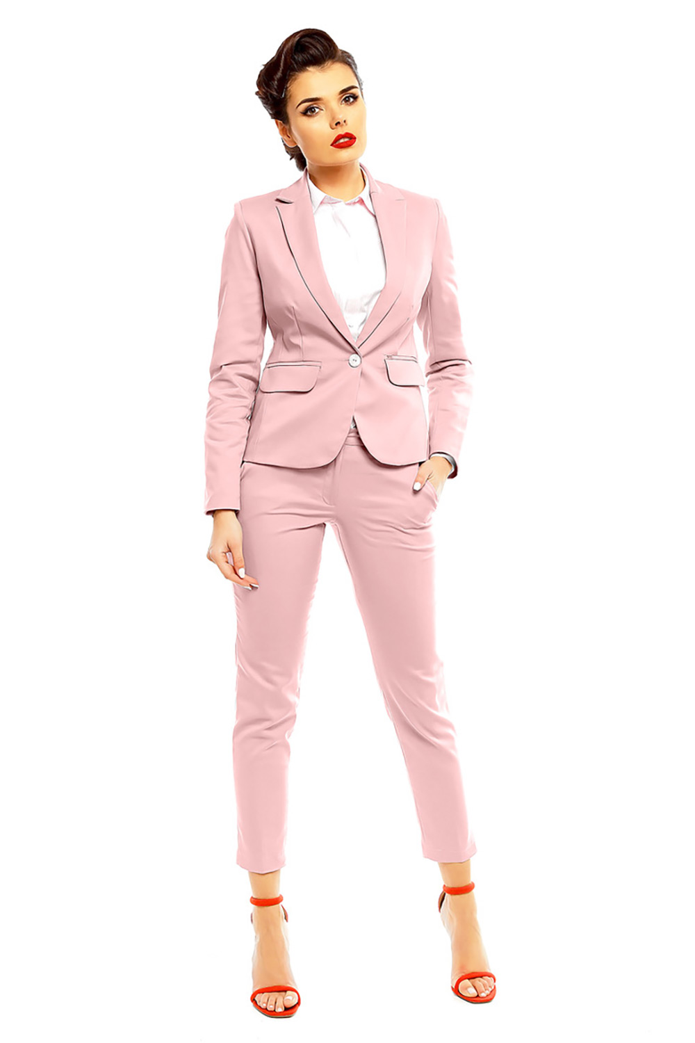  Women trousers model 142417 Cabba  pink