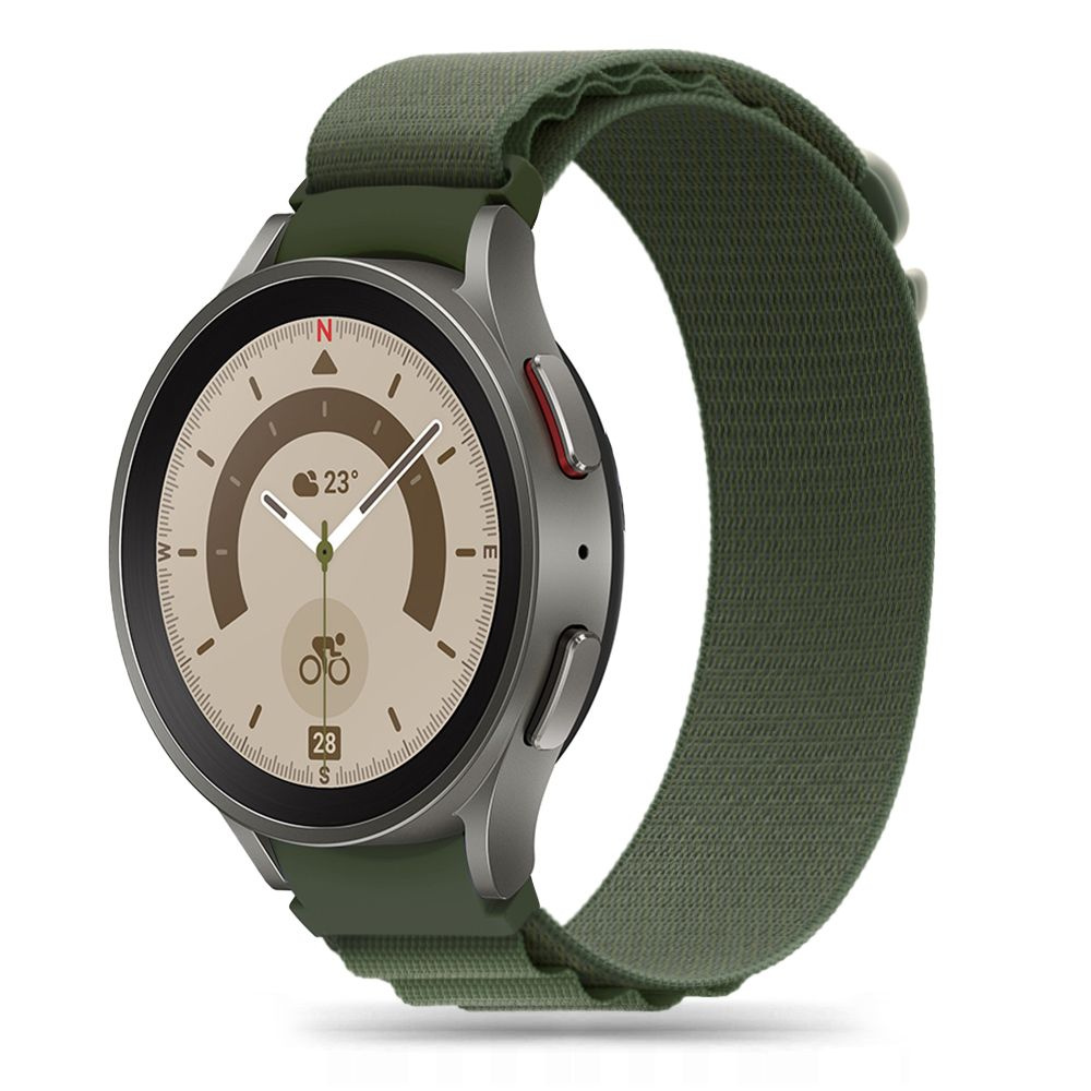 Tech-Protect Nylon Pro Samsung Galaxy Watch 4/5/5 Pro 40/42/44/45/46mm Military Green