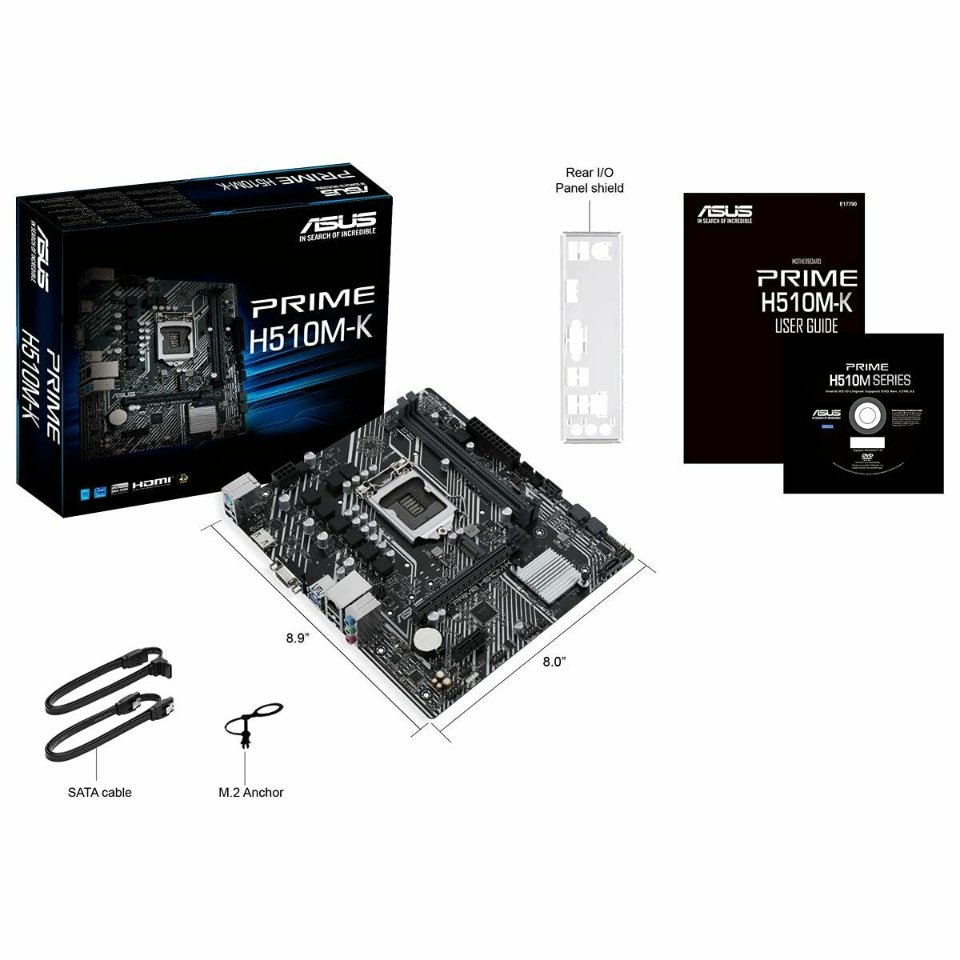 Motherboard Asus Intel H510 LGA 1200 Motherboard Asus Intel H510 LGA 1200