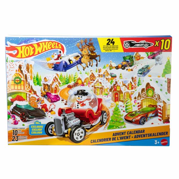 Advent Calendar Hot Wheels Metal Plastic Sports Advent Calendar Hot Wheels Metal Plastic Sports